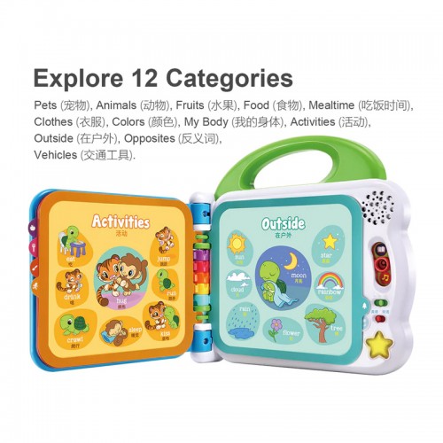 LEAPFROG Learning Friends 100 Words Book - Bilingual English and Chinese 中英文双语学习点读书 LEAPFROG Learning Friends 100 Words Book - Bilingual English and Chinese 中英文双语学习点读书